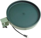 Farm Innovators BD-75 All-Season 3-in-1 Outdoor 14-Inch Heated Birdbath with 3 Mounting Options, 75 Watts, Green/Light Green (2 Pack) - Image 2