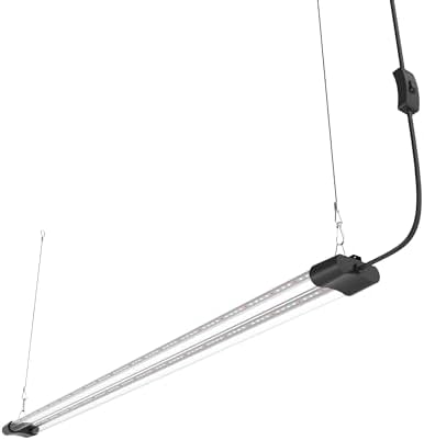 LED Grow Light Full Spectrum Light Linkable 5000K Daylight + 660nm Red Indoor Plant Lighting Fixture (4-Pack 4 FT) - Image 5