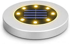 In Ground Lights, Outdoor Solar Disc Light IP65 Garden Underground(16 LED-White Light,4 PCS) - Image 4
