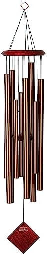 Woodstock Wind Chimes of the Eclipse Chimes for Outside, 40" Bronze Large Deep Tone Chime Décor for Outdoor Garden, Patio, Porch, Encore Collection by WoodstockChimes
