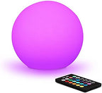 Mr.Go 6-inch RGB Color-Changing LED Globe Orb Light w/Remote Mood Lamp Ball by MRGO