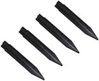Solar Lights, 43" Flickering Flames Torch Lights Outdoor Waterproof Landscape Decoration Lighting 4-Pack + 4 PCs Plastic Spikes for Solar Flame Torch Lights Solar Torch Lights Replacement ABS Ground S - Image 5