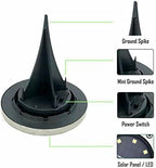 Solar Ground Lights 8 LEDs Disk Light Solar Powered Outdoor Waterproof in-Ground Lights for Pathway, Yard, Deck, Lawn, Patio, Walkway, Warm White Light, 16-Pack - Image 5