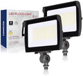 LEONLITE 2-Pack 100W LED Flood Light with Knuckle Mount, IP65 Waterproof by LEONLITE