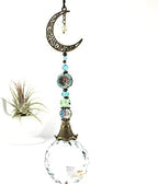 Crescent Moon Crystal Sun Catcher, LG 40mm - Image 7
