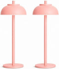 Pink Cordless Table Lamps, Rechargeable LED Touch Lamp, 2 Pack by Moragin