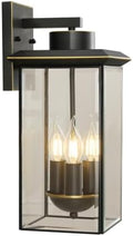 Large Oil‑Rubbed Bronze Outdoor Wall Sconce, Rustproof Exterior Porch Light by Unknown