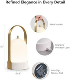 Tubicen Rechargeable Table Lamp Outdoor Portable Lantern IP44 Waterproof - Image 6