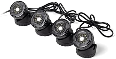 Jebao 12-LED Submersible Light for Water Gardens and Ponds, Set of 4 - Image 3