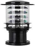 Outdoor Bollard Light Modern Pathway Lamp with Tiered Shade IP65 Waterproof Garden Landscape Lighting for Walkway, Driveway, Lawn, Patio E26/E27 Base Exterior Post Lantern by Unknown