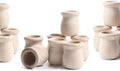 Factory Direct Craft Pack of 24 Unfinished Wood Candle Cups - Made in the USA Blank Wooden Bean Pot Candle Holders DIY Wood Turnings (Size 1-9/16" H x 1-3/8") by FactoryDirectCraft