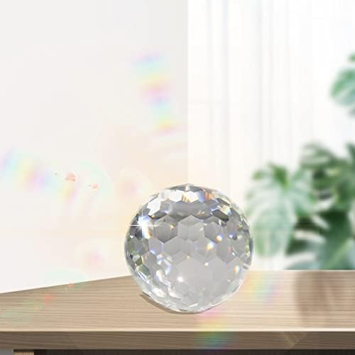 Clear Glass Crystal Ball Prism Suncatcher Rainbow Maker, Crystals Prisms for Window, Feng Shui, Home Office Garden Decoration (150mm/5.9inch) - Image 7