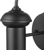 Globe Electric 44862 Martes 1-Light Outdoor Indoor Wall Sconce, Matte Black - Image 7