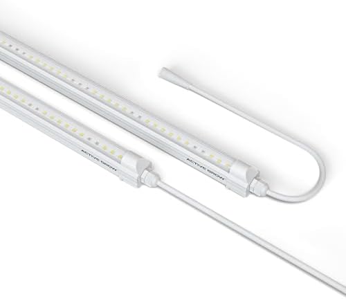 Active Grow LED Grow Light - 4FT Sun White Pro Full Spectrum T5 Strip Light - 2-Pack, 24W, IP65 Waterproof, 120-277V, Daisy Chain, Ideal for Indoor Plants, Seed Starting, Propagation & Microgreens - Image 3