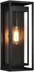 19 Inch Outdoor Wall Light Fixtures, Outside Porch Lights- Black by WelcometoOYKYOHEI