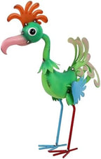 19'' Tall Metal Rooster Statue for Farmhouse, Lawn, Garden by giole