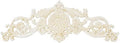 Sungmor Vintage White Cast Iron Wall Decor -17.5in Scroll and Floral Design by Sungmor