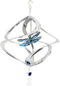 Red Carpet Studios The Original Helix Cosmix Spinner Stainless Steel and Crystal Geo, 17.5 Inches, Dragonfly by RedCarpetStudios