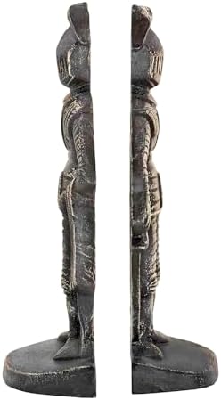 Design Toscano SP14917 Medieval Knight Iron Bookends, bronze - Image 4