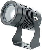 LED Beam Spotlight - Floor Spotlight, IP65 Narrow Beam Spot Lamp, LED Beam Spotlight, Outdoor Building Exterior Wall Projector Lights, Outdoor Building Remote Illumination Spotlight (Color : Red, Si by Unknown
