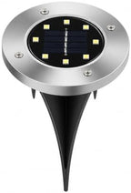 Ground Lights, 8/20LED Solar Disk Light Outdoor Garden Underground(8LED-Warm White) by Unknown