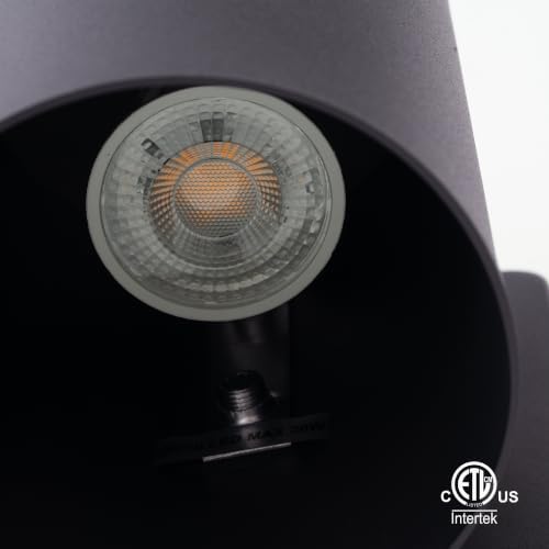 mirrea 7" Modern Outdoor Porch Wall Light, Oil Rubbed Bronze, Pack of 2 - Image 3