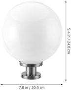 Outdoor Solar Pillar Light, 3.7v LED Waterproof Post Lamp for Courtyard - Image 2