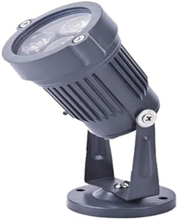 2pcs 3W Led Beam Light - Rotation Spotlight, LED Outdoor Spotlight Floodlight, IP65 Waterproof Advertising Billboard Spotlight, for Lawn Garage Patio Illumination(White,3W(12V)) - Image 2