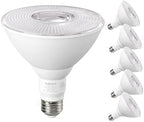 EDISHINE PAR38 LED Flood Light Bulbs Outdoor Dimmable 3000K 1800LM 6 Pack by EDISHINE