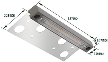 GKOLED Hardscape Light, Paver Wall Lights, 6.8 Inches Step Lighting, Integrated 4W 2700K LED Chips, Solid Powder Coated Die-cast Aluminum Housing, 12V AC/DC, Gray, UL Listed (Pack of 2) - Image 3