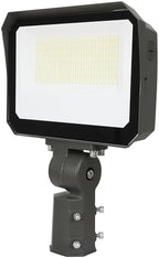 LAMPHOME LED Flood Lights Outdoor 100/120/150W W and 3000/4000/5000K Adjustable 19500Lm,Dusk-to-Dawn Sensor o Dawn Flood Light for Yard, Garage, Garden,UL Listed,Includes Knuckle Mount by ULL
