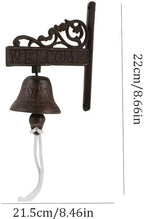 Cast Iron Dinner Bell Indoor Antique Style Door Bell, Outdoor Wind Chimes Wall Mounted Bells for Church, School, Home Decor - Image 2