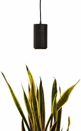 Aspect Soltech Gen 2 – World’s First Decor Grow Light | Black High-Output LED Pendant Grow Light for Indoor Plants | Warm White, Natural Light | Dimmable by Soltech