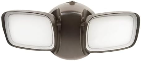 Feit Electric 28W Dusk to Dawn Dual Head Outdoor LED Security Flood Light, 2000 Lumens, 5000K Daylight, Adjustable Heads, Wet Location Rated, 50,000-Hour Lifetime, Bronze Finish, S9DFL/850/DD/BZ/V1 - Image 4