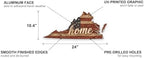 Virginia Home State Shape Sign – Vintage Flag Metal Wall Art - Image 2