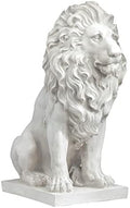 Design Toscano Lion of Florence Sentinel Indoor/Outdoor Animal Statue, 28 Inch Tall, Cast Stone Resin, Antique Stone Finish by DesignToscano