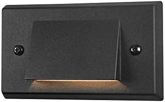 GKOLED Low Voltage LED Landscape Step Lights, 12V 3W Outdoor Riser Light, Deck Lights for Steps Stairs Fences Pathway Yard Lawn Wall, 2700K IP65, 3.3FT Lead Wire, Black, 4-Pack - Image 4