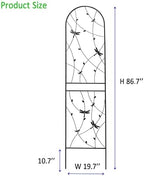 Garden Trellis for Climbing Plants Outdoor, 2-Pack 86" Metal Rustproof - Image 5