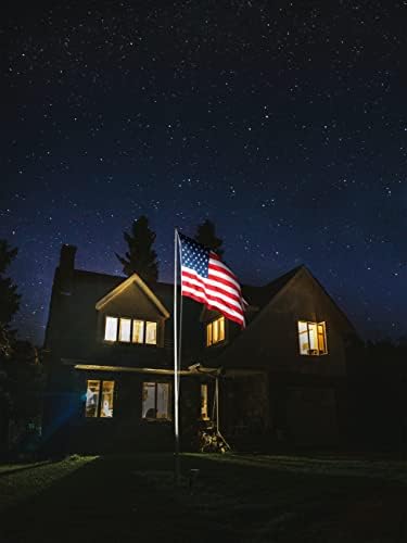 GKOLED 20W Bullet Outdoor Spotlight, 44° Beam Angle Light, 2400 Lumens Aluminum Waterproof Flag Pole Lights, 4000K Cool White, 120-277V AC, UL Listed and DLC Qualified - Image 6