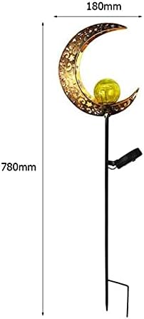 Practical Garden Tools Solar Lights Stake Sun，Sun Moon Flame Night Lighting，Solar LED Flame Light，Waterproof Retro Iron Garden Lawn Lamp，Garden Yard Landscape Decor (Size : 04) - Image 7