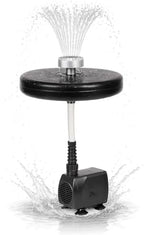Alpine Corporation FTC102 | Floating Spray Fountain with 48 Color-Changing LED Lights & 398 GPH Pump — Decorative Outdoor Water Feature for Ponds or Pools — Black - Image 2
