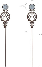 Touch of Class Pathways Driveway Marker Stake, Paw Print, Bronze, Set of 2 - Image 5