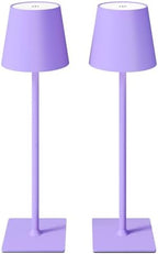 CHLORANTHUS 2 Pack Cordless Table Lamps, 3 Colors Stepless Dimming, 5000mAh Rechargeable Battery LED Desk Lamp for Bedroom/Couple Dinner/Desk/Cafe/Dining Room/Terrace by CHLORANTHUS
