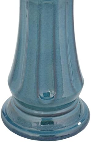 Bathing Bird 28 1/4" High Turquoise Ceramic 2-Tier Floor Outdoor Fountain - Image 5