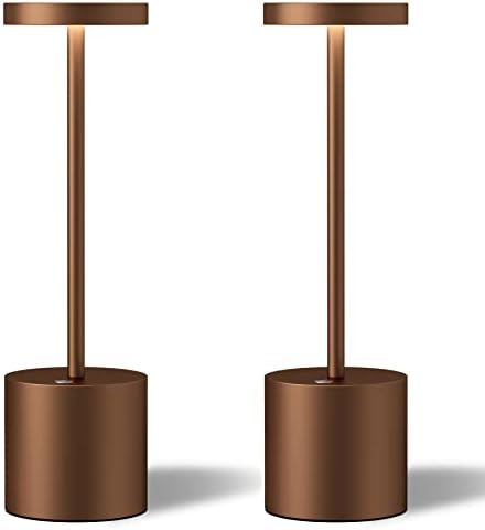 TBBGA LED Cordless Table Lamps Set of 2, 5000mAh Rechargeable Table Light by TBBGALEDCordlessTableLamps