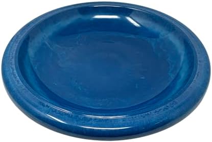 Bird Bath, Bowl Only - 19" Azure Blue Fiber Clay Bird Bath Bowl, Lighweight-3.7lbs. by FiberClayBirdbaths