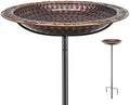 Good Directions Bronze Finish Bird Bath on Garden Pole 13" by GoodDirections