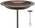 Good Directions Bronze Finish Bird Bath on Garden Pole 13" by GoodDirections