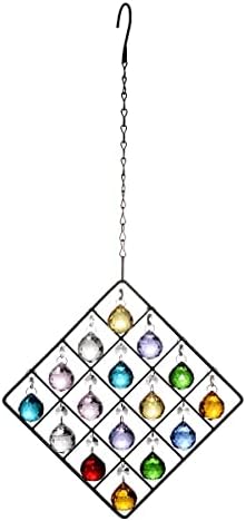 Colorful Crystal Prisms Ball Hanging Pendant Ornament Window Home Decor Suncatcher - Image 5