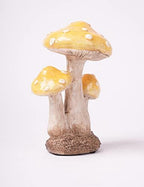 SEINHIJO Mushroom Statue Sculpture Fairy Figurine Garden Decor 7.1 Inch - Image 4